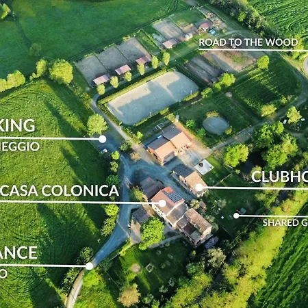 Podere Montevalle's Casa Colonica Lejlighed *